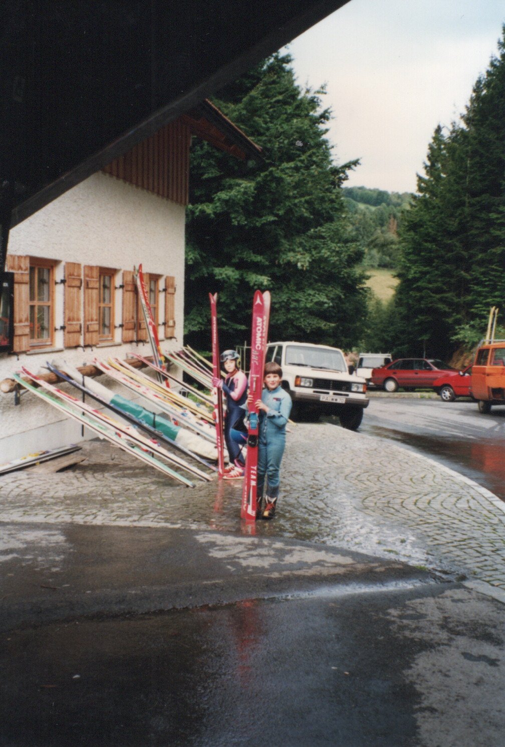 Nicolehauer und Erhard Ludwig . 1994_Rastbüchl. Foto: Privat