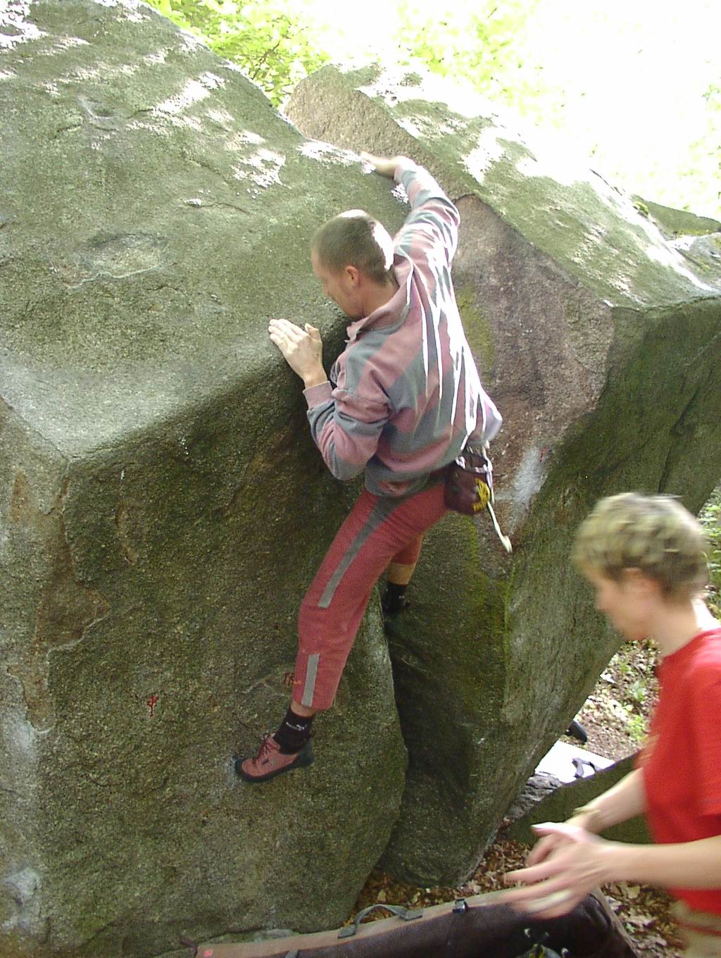Petrohrad_zwischen Pilzen und Most im größten Boldergebiet.  Foto: Roland Benker
