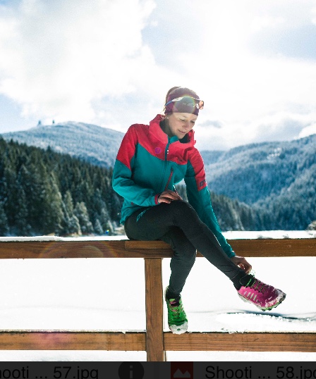 Maria Koller, Arbersee. Februar 2018. Foto: Benedikt Seidl