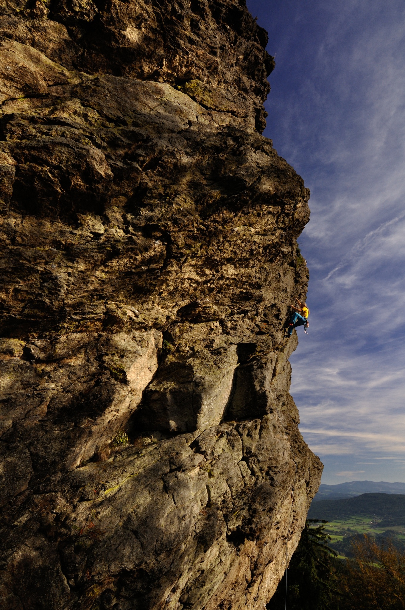 Kaitersberg_StienbühlerGsenk_Riesenblock_Monutmentvalley_7+_2018. Foto: Matthias Wutz