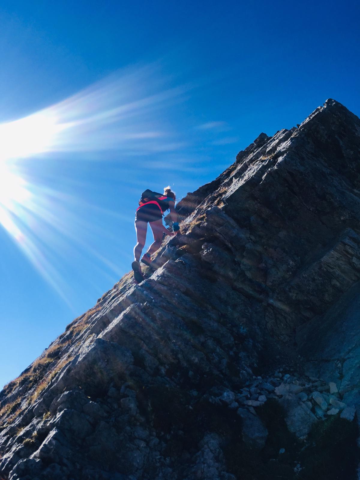 Maria Koller. Allgäuer Alpen. Oktober 2018. Foto: unknown