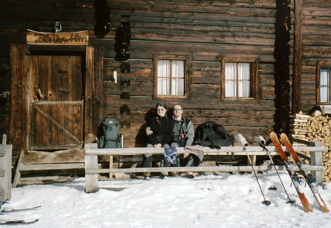 Alpbachtal_2003_ mit der damaligen Freundin Gudrun Baumgartner.Foto: Jjoel