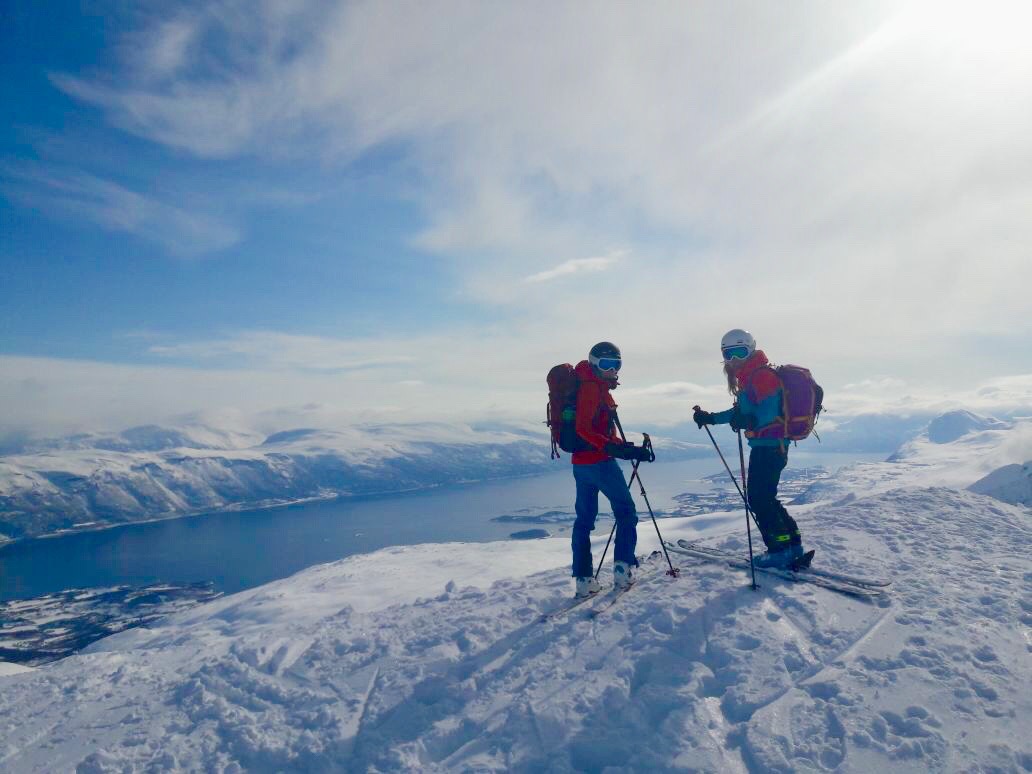 Maria und Steffi Koller. Norwegen.  April 2018