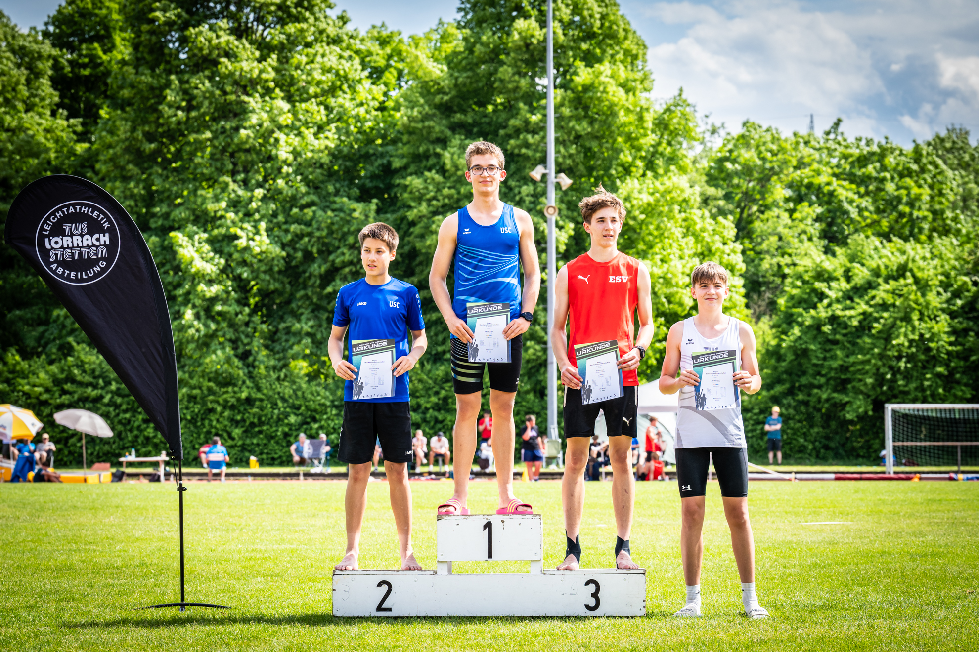 DM-Quali für Hannes, 6 Podestplätze und 9 Personal-Bests bei Regio-Mehrkampf in Lörrach