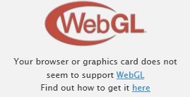 WebGL未サポートブラウザ時に表示
