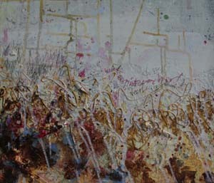 wat een troep, 52 x 44 cm acryl op doek - verkocht