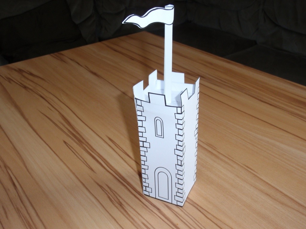 Turm Basteln Aus Papier