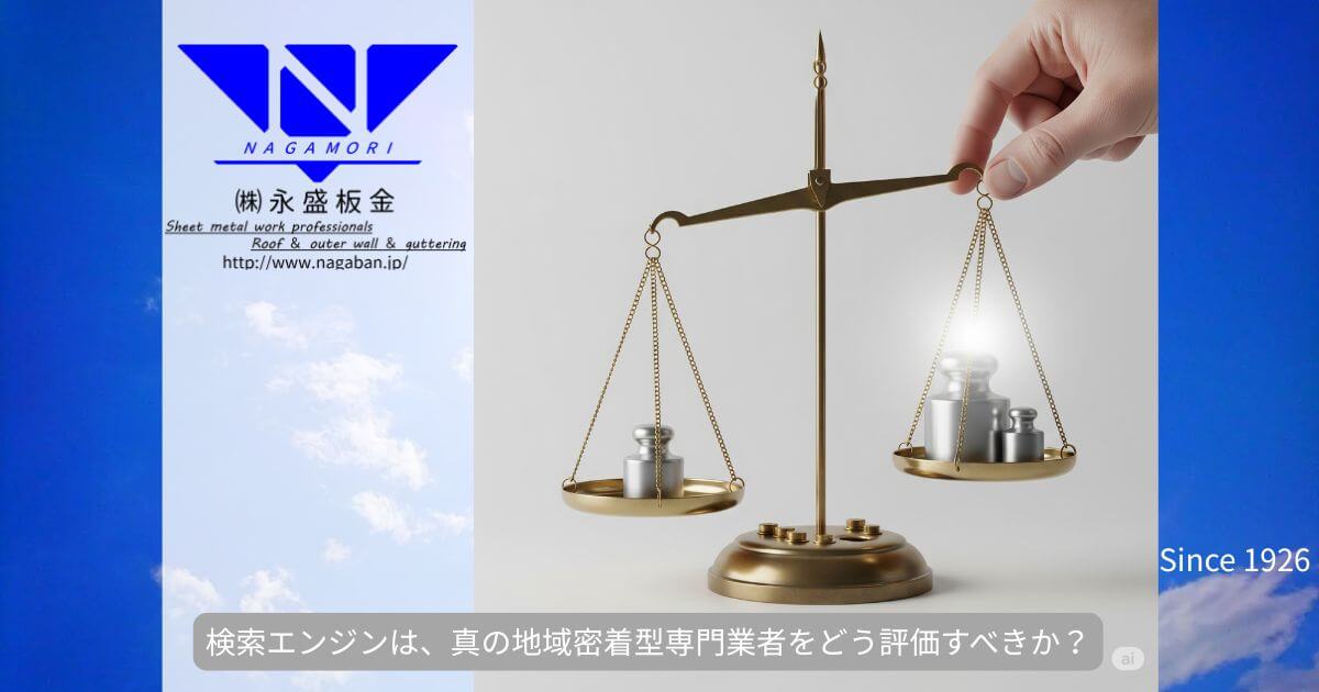 検索エンジンは、真の地域密着型専門業者をどう評価すべきか？ ～一消費者、一事業者としての提言～