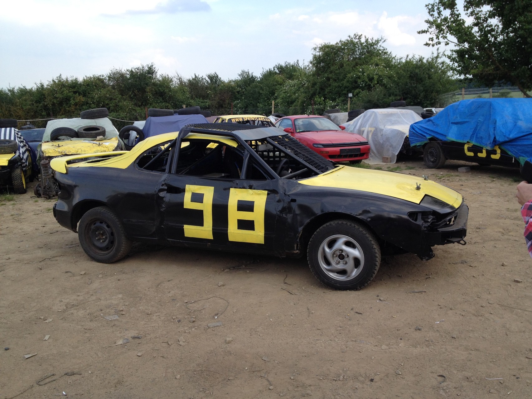 Fertiggestellter Stock-Car-Wagen