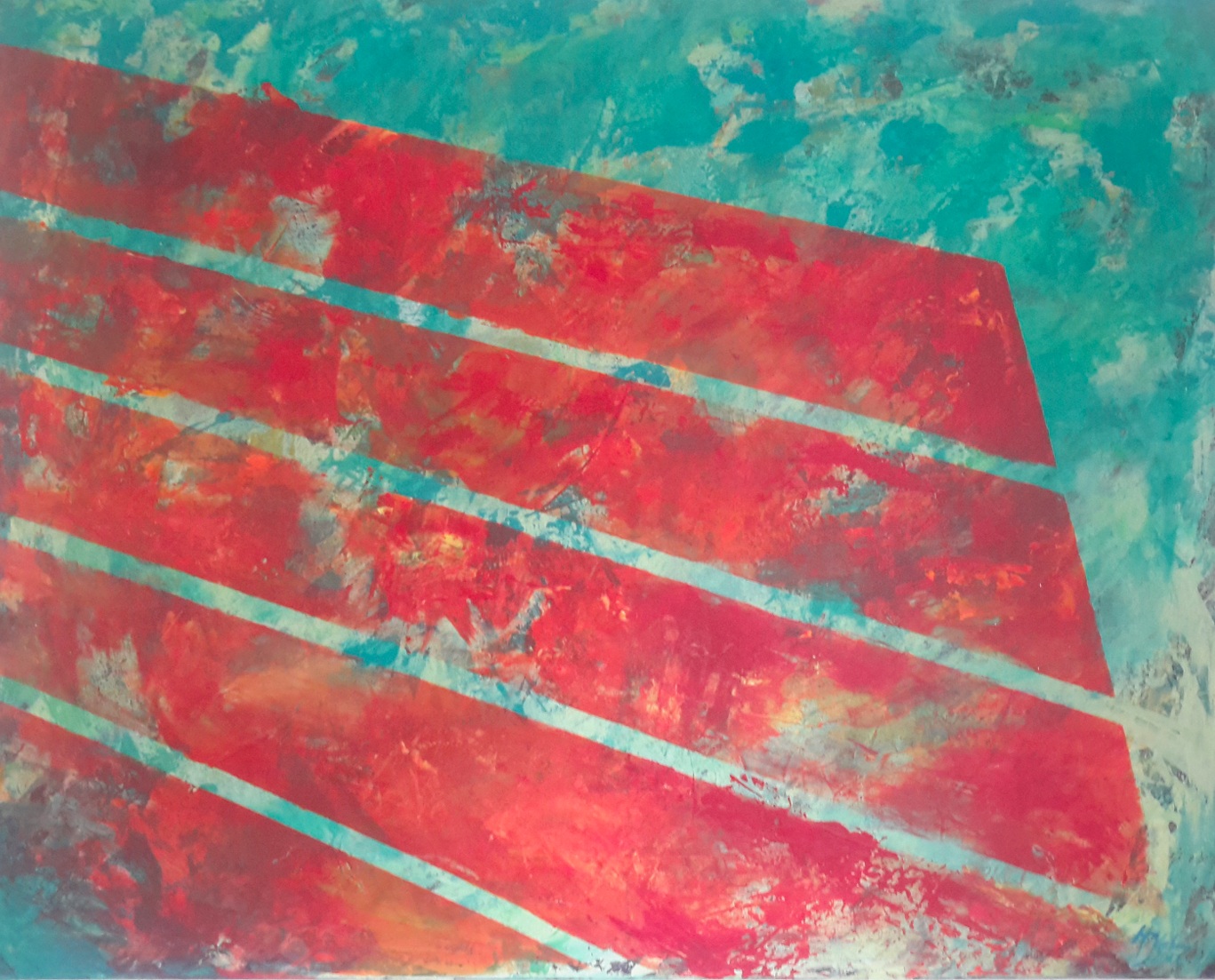 "Zweisamkeit 1" 2012 Öl auf Leinwand, 80×100 cm