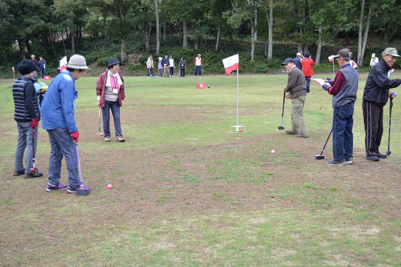 老連坂町グラウンドゴルフ交流大会