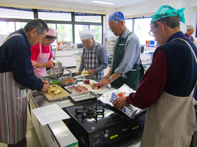 男の簡単料理教室（川本）