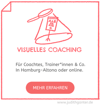 VISUELLES COACHING  Für Coachtes, Trainer*innen & Co. In Hamburg Altona oder online. Judith Ganter Illustratorin