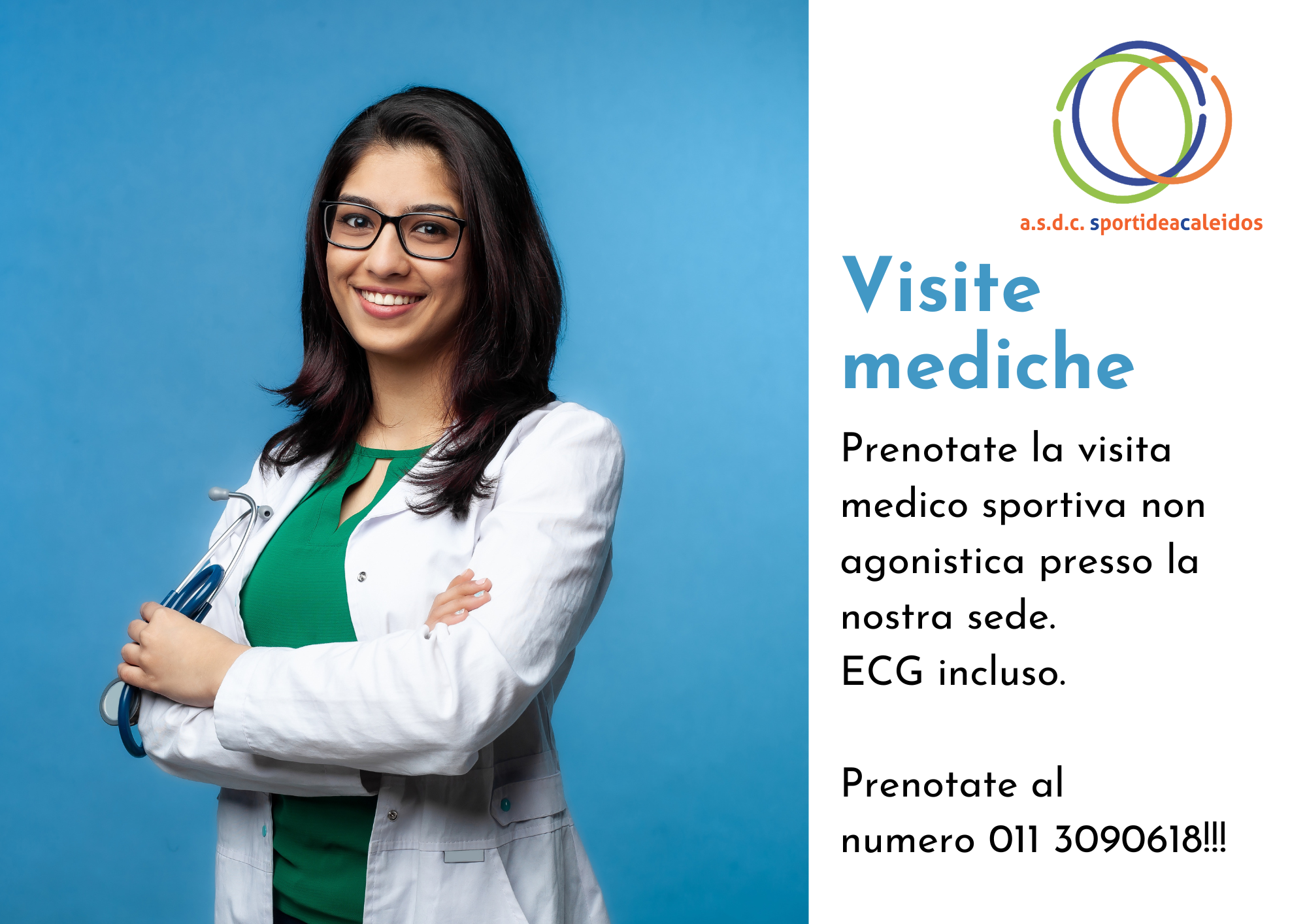 Iniziano le visite medico sportive. Prenotatevi!