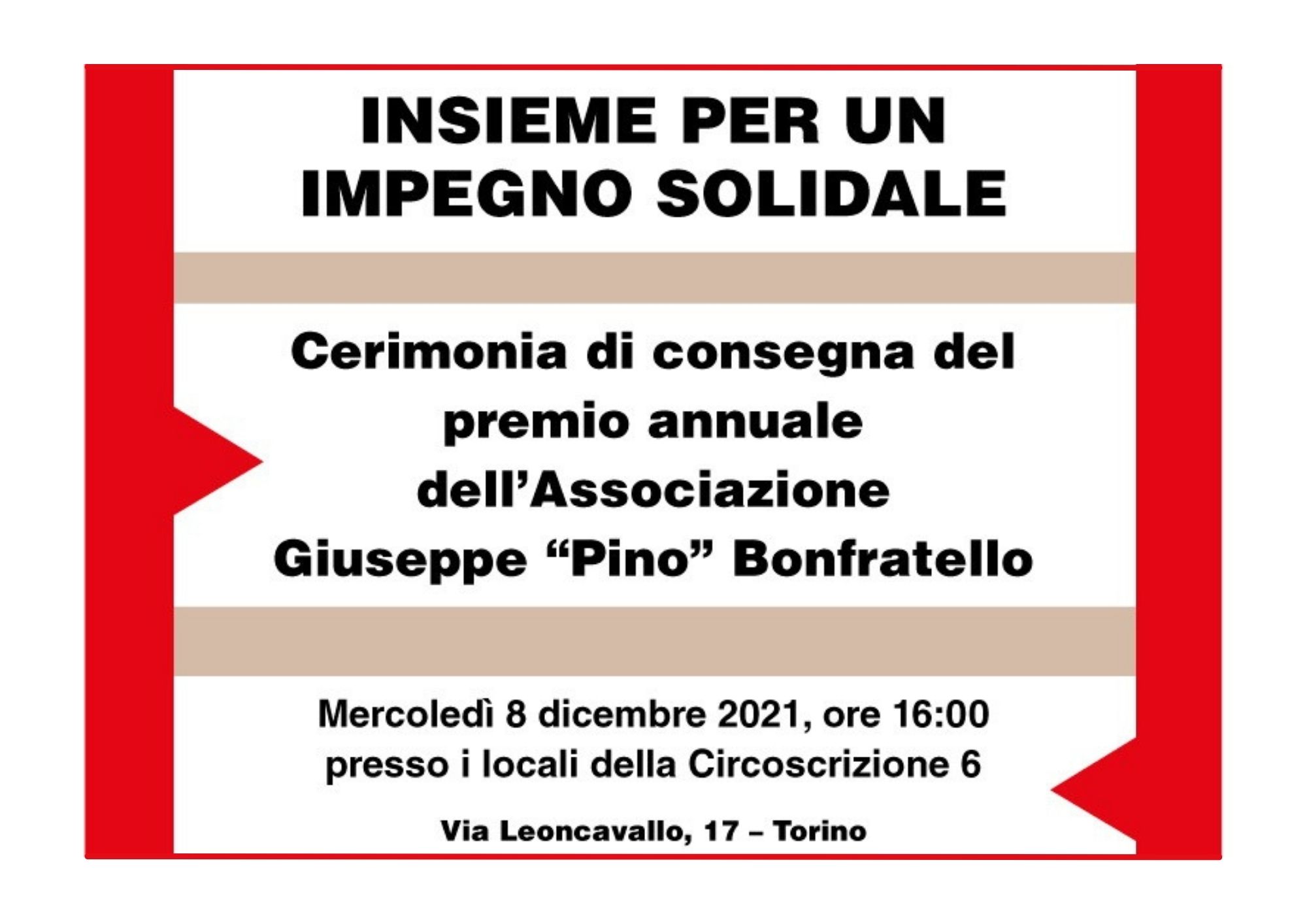 Cerimonia premio annuale Giuseppe Bonfratello