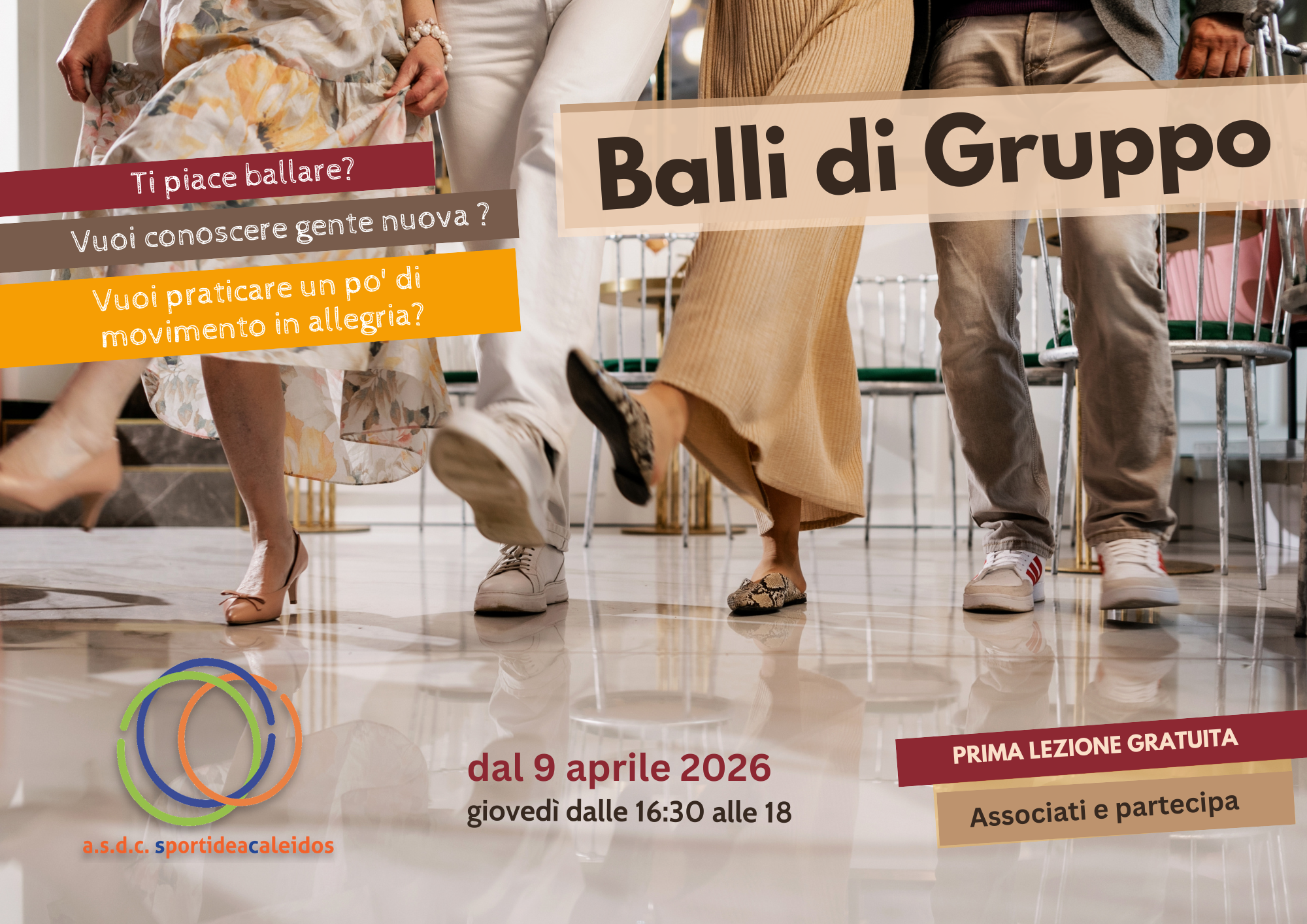 Balli di gruppo: corso di primavera