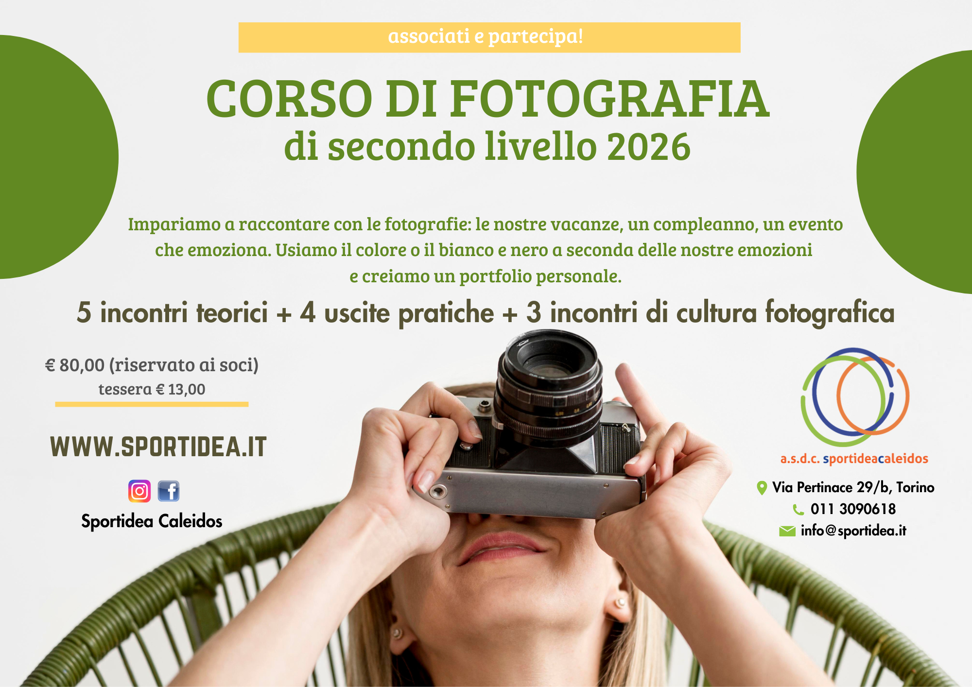 Corso di fotografia di secondo livello