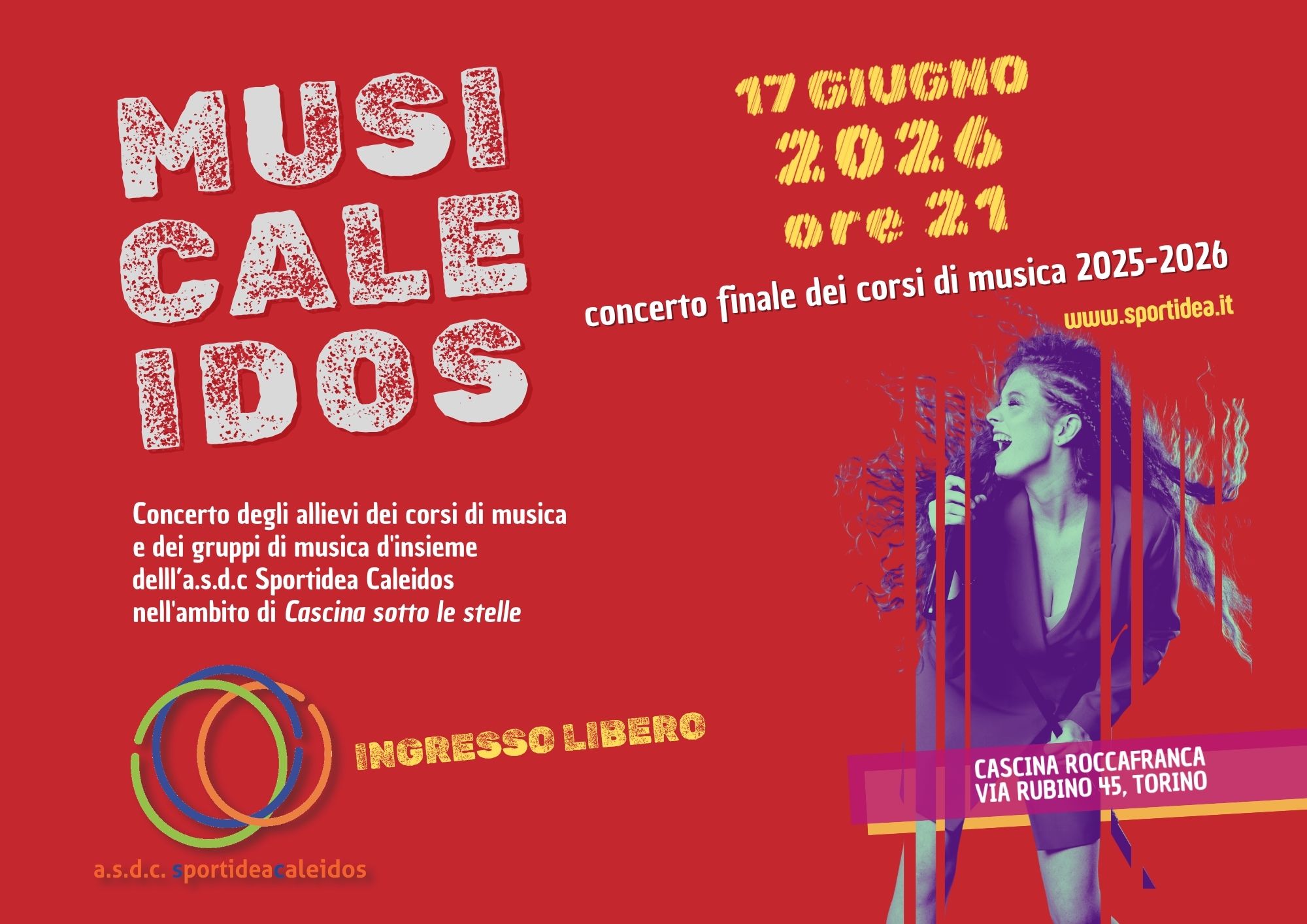 Musicaleidos 2026: arriva il concertone degli allievi di musica