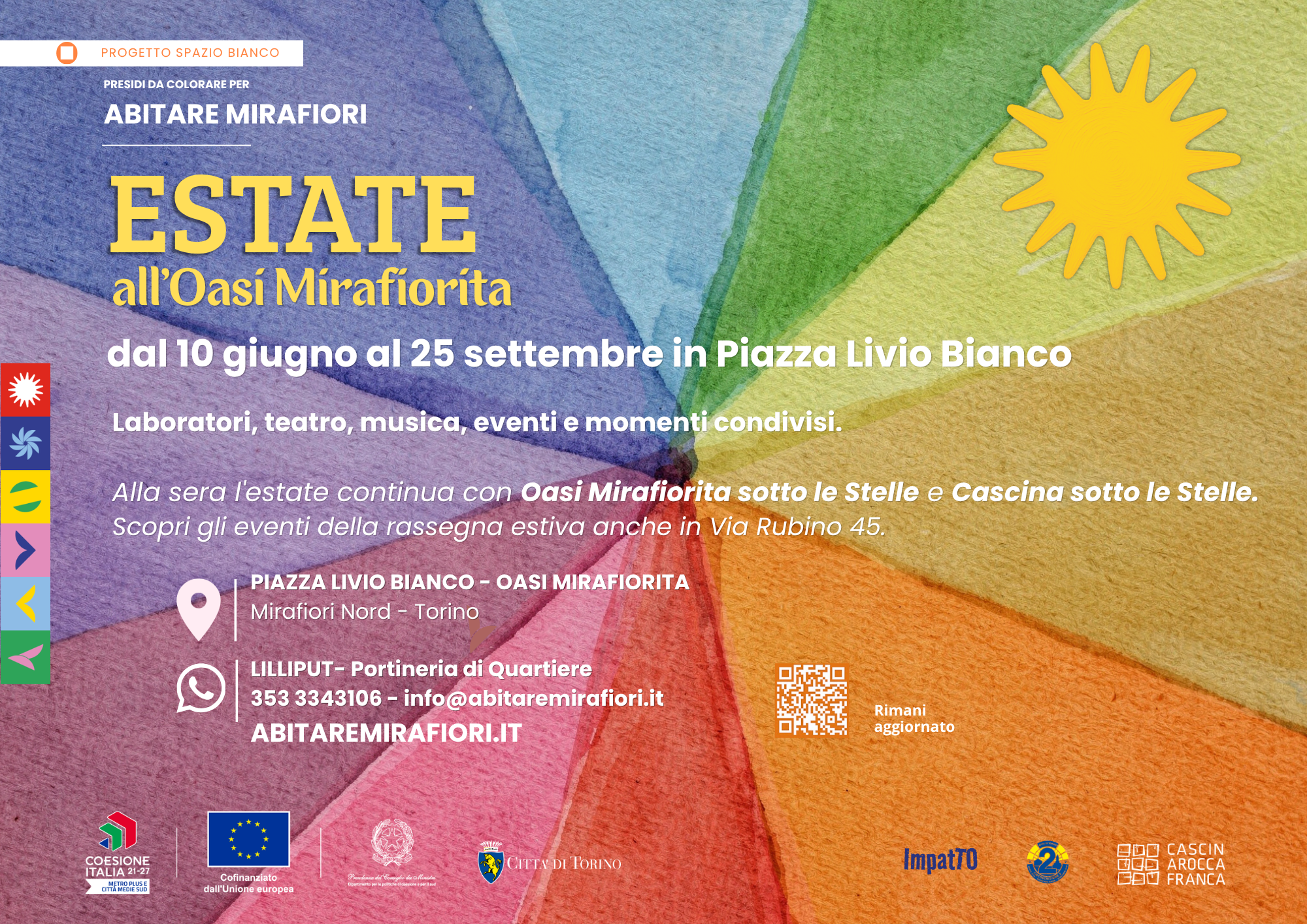 Un calendario ricco di eventi per l'Estate all'Oasi Mirafiorita
