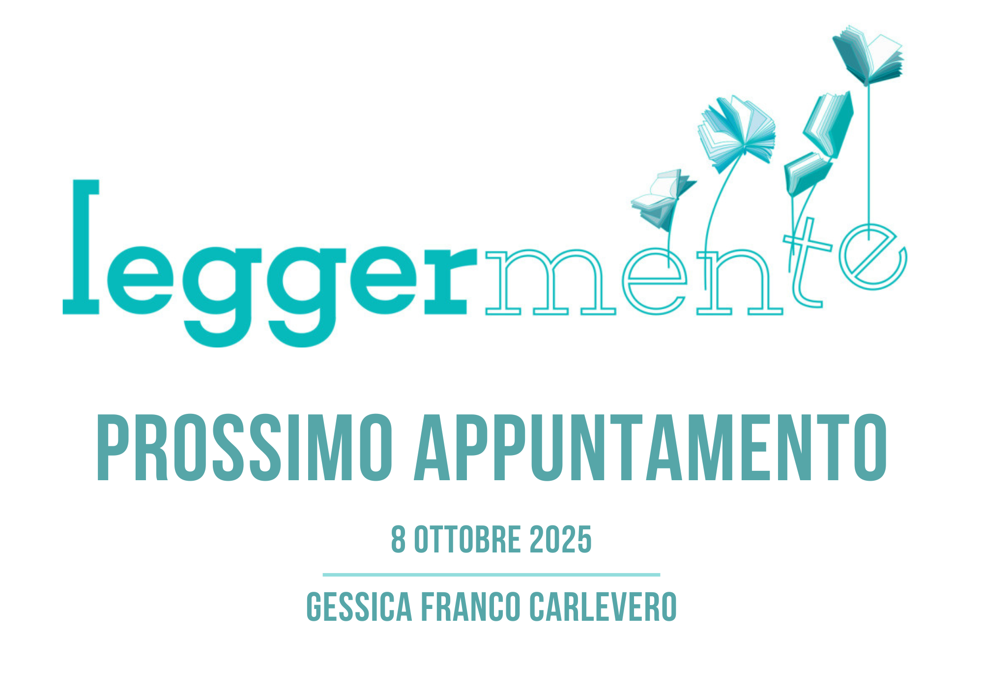 Leggermente 2025: Il gruppo di lettura incontra Gessica Franco Carlevero