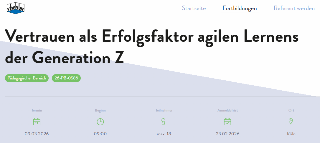 Vertrauen als Erfolgsfaktor agilen Lernens der Generation Z