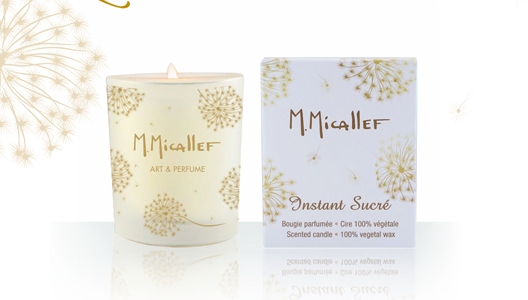 MARTINE MICALEFF - BOUGIE PARFUMEE INSTANT SUCRE - NOËL 2019