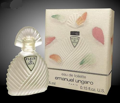 FLEUR DE DIVA - EAU DE TOILETTE 4,5 ML - MINIATURE EN VERRE DEPOLI