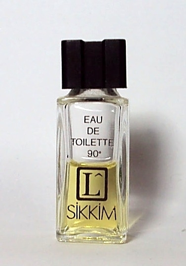 L^SIKKIM - ANCIENNE MINIATURE EAU DE TOILETTE 90°