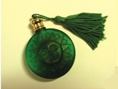 PETIT FLACON A PARFUM VERT