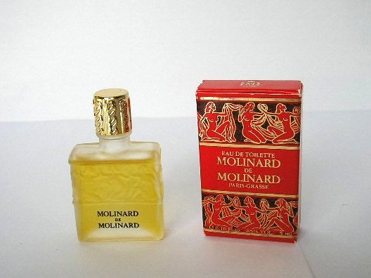 MOLINARD de MOLINARD - MINIATURE EAU DE TOILETTE 5 ML - FLACON EN VERRE DEPOLI, SIGNE LALIQUE