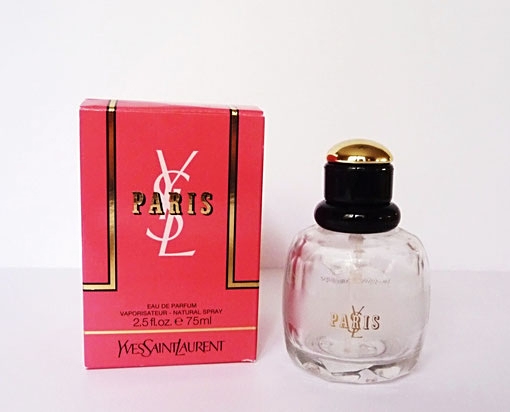 PARIS - VAPORISATEUR EAU DE PARFUM 75 ML - PRESENTATION DIFFERENTE, BOUCHON NOIR ET DORE