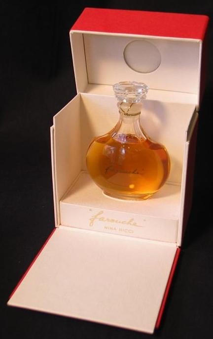 FAROUCHE - FLACON CRISTAL LALIQUE - PARFUM 30 ML