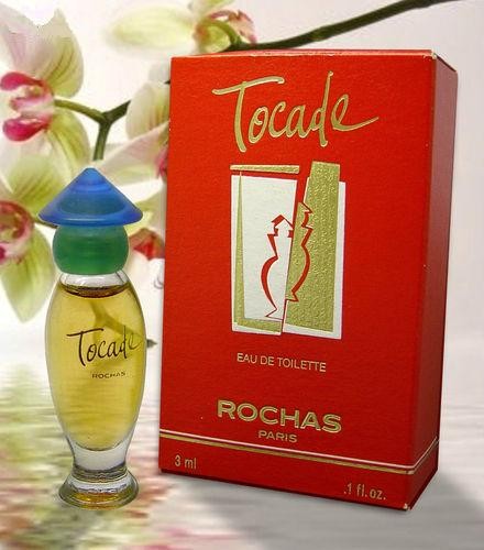 TOCADE - EAU DE TOILETTE 3 ML - BOUCHON BLEU & VERT EN PLASTIQUE
