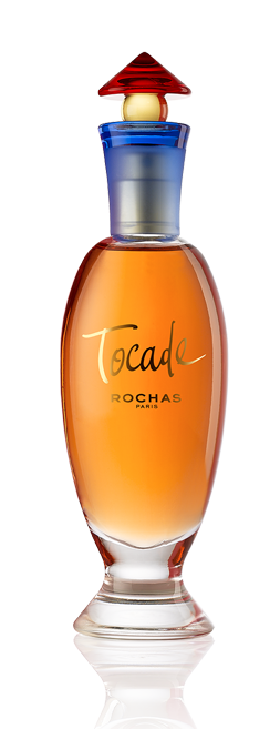 ROCHAS - TOCADE : FLACON VAPORISATEUR  EN VERRE TRANSPARENT, PRESENTE SEUL