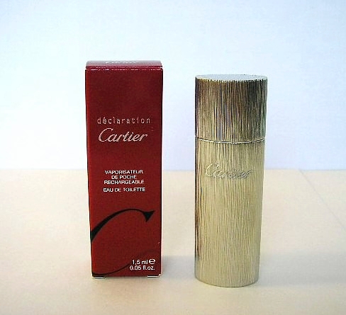 2007 - DECLARATION - VAPORISATEUR DE POCHE RECHARGEABLE, EAU DE TOILETTE 1,5 ML