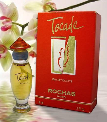 TOCADE - EAU DE TOILETTE 3 ML - BOUCHON ORANGE & BLEU EN PLASTIQUE