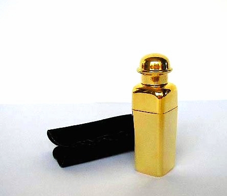 CALECHE - MINIATURE DOREE AVEC PARFUM - DANS POCHON NOIR