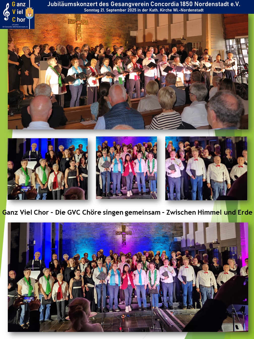 175 Jahre Konzert 31.9.2025 GV Concordia Männer und 