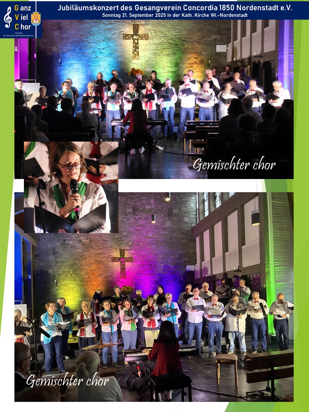 175 Jahre Konzert 31.9.2025 GV Concordia Männer und 