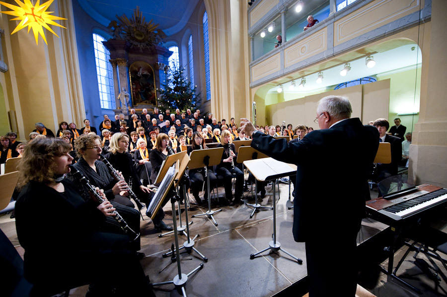 Zwickauer Klarinettenensemble unter Leitung von Frank Klüger