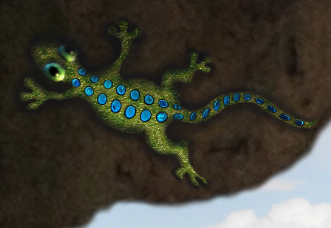 Gekko of Cloth and Lights