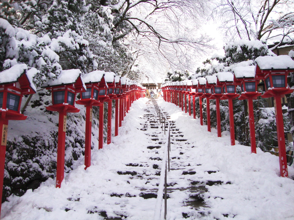 貴船神社　本宮参道