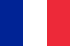 Drapeau tricolore français.