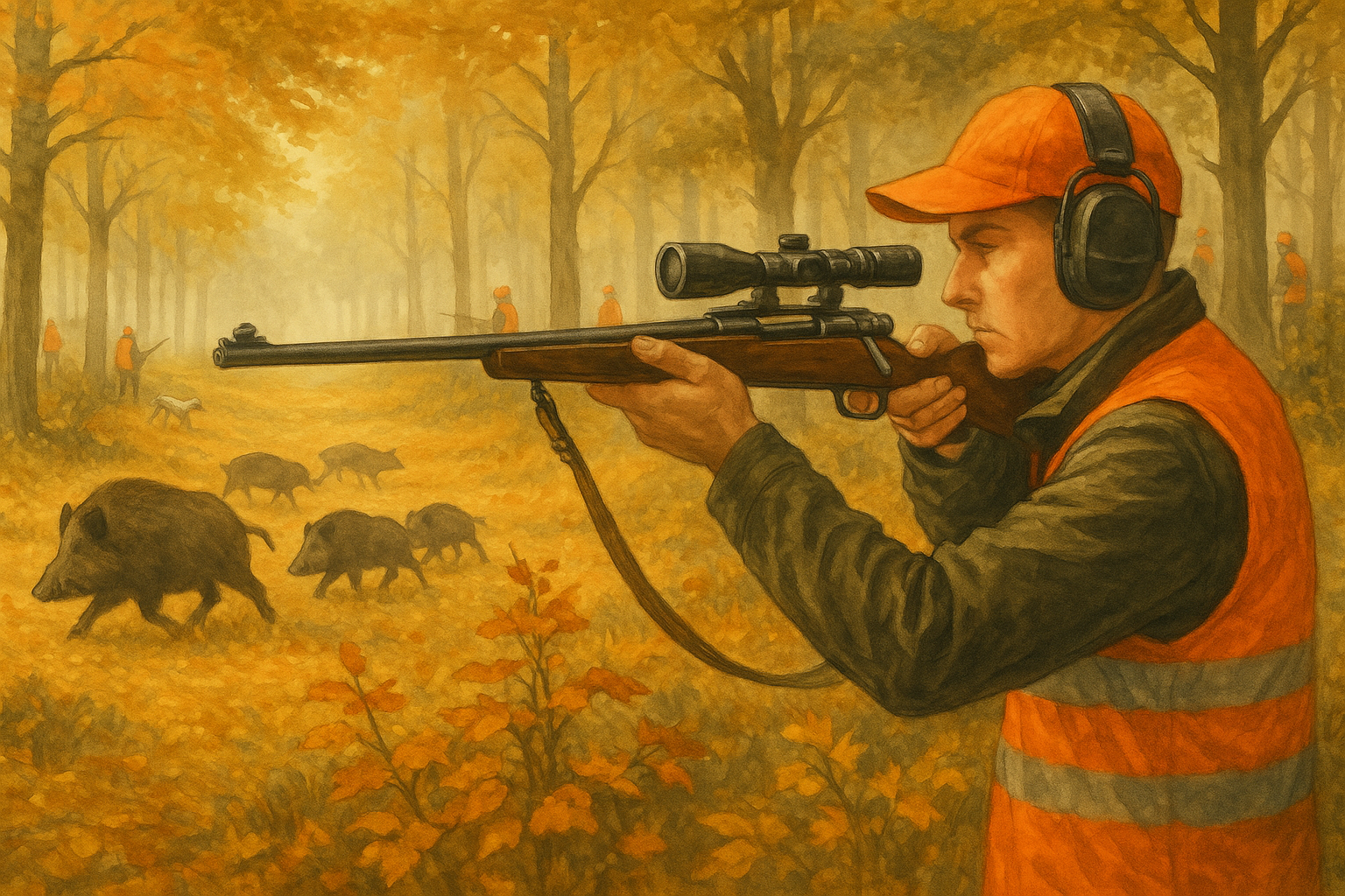 Gut vorbereitet in die Drückjagdsaison – So gelingt der sichere Schuss auf bewegtes Wild