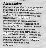 Courrier Picard. 02/01/2010