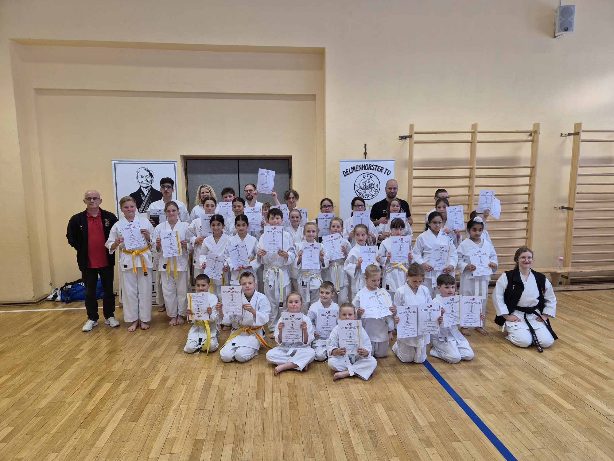 Große Gürtelprüfung in der DTV Karate-Abteilung