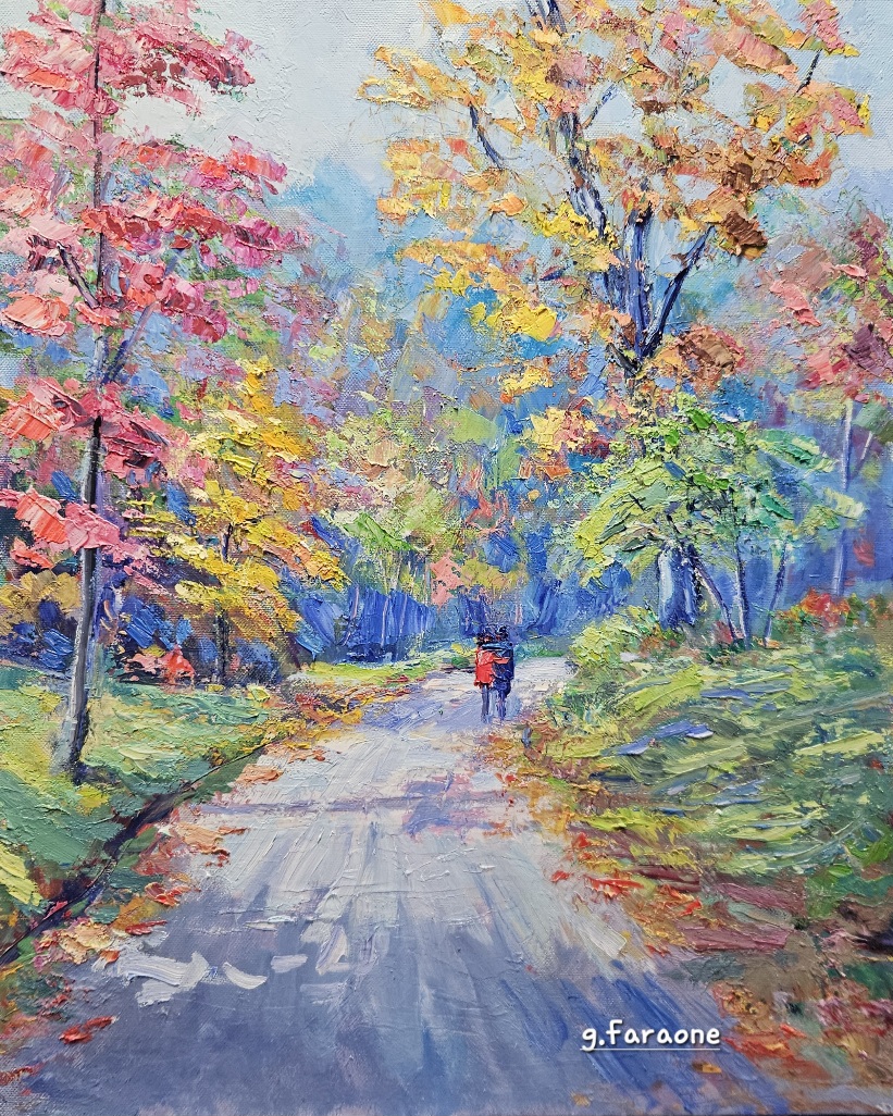Sussurri d'Autunno, olio su tela cm 40x50 (Codice 444/25)