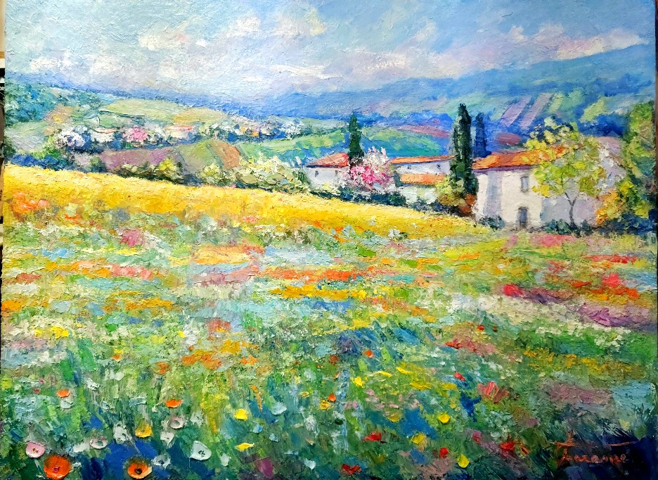 primavera dipinto, giuseppe faraone