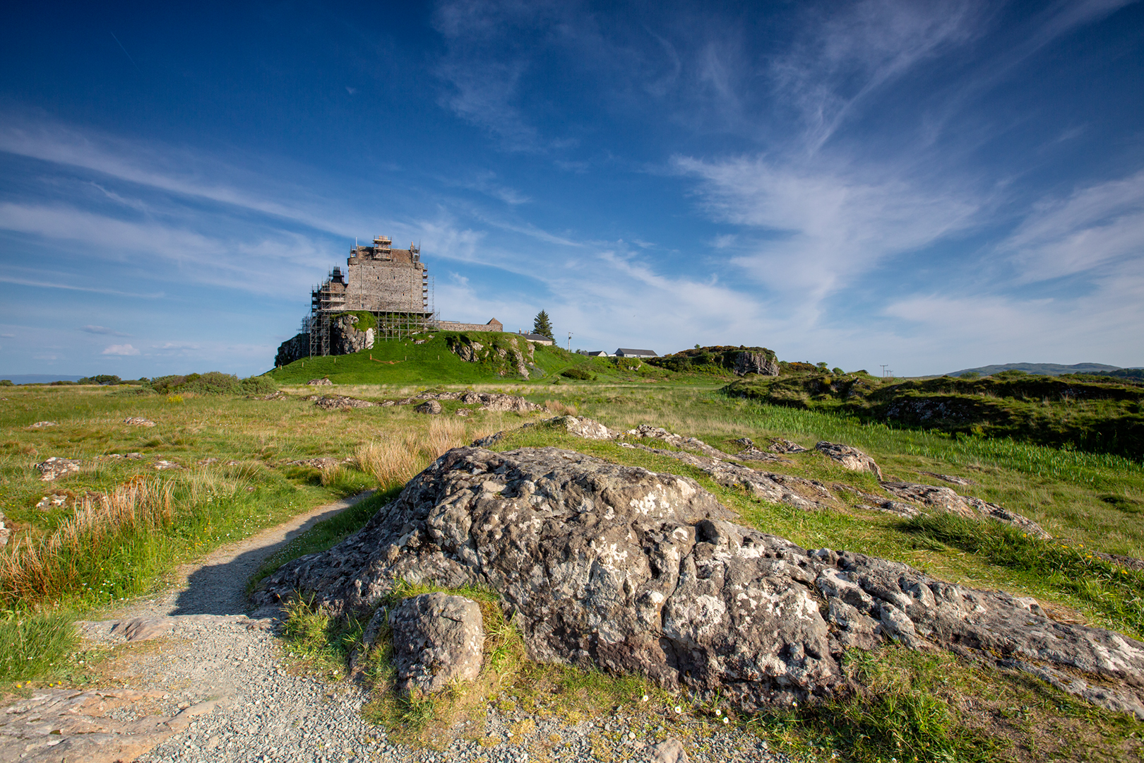 Isle of Mull_Schottland_Castle Duart_Wohnmobil_Hund