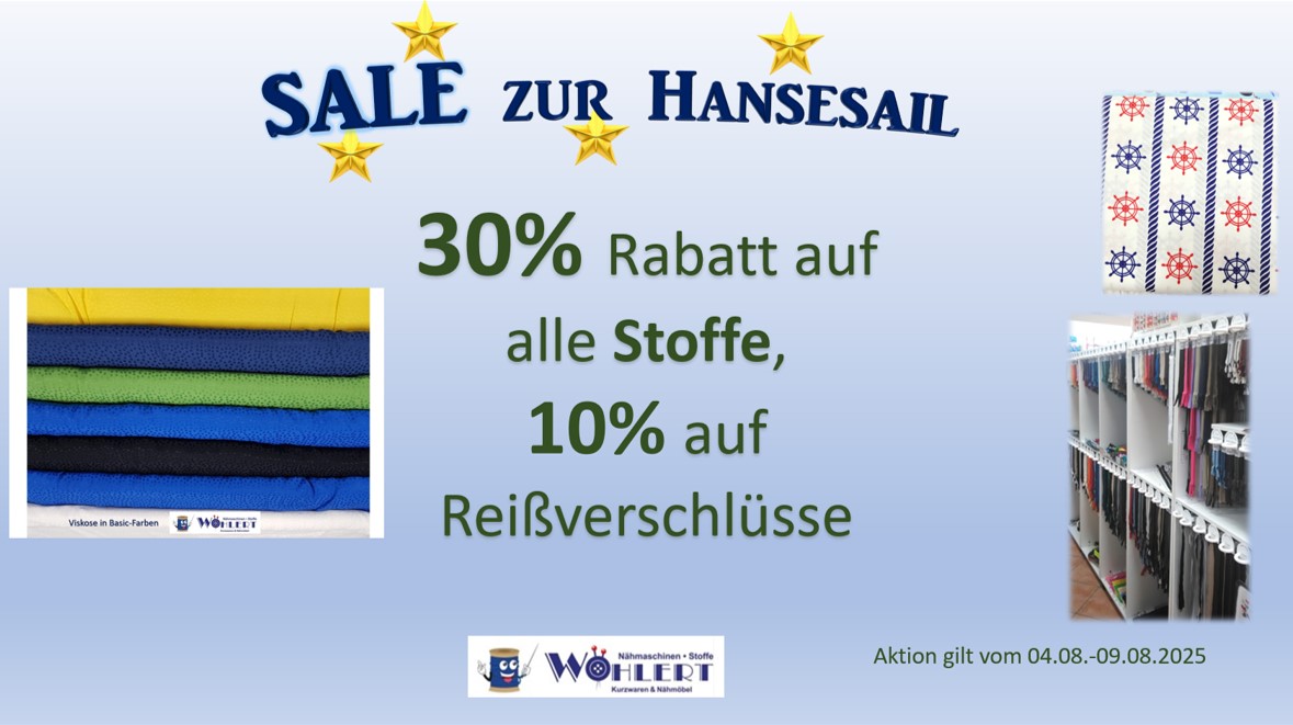 Unser Sale zur Hansesail